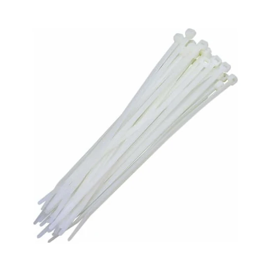 Mutlusan 3.6X300 Kablo Bağı Beyaz 1 PAKET(100 Adet)
