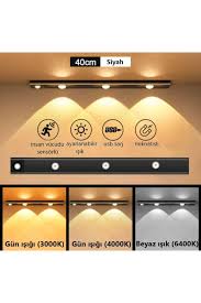 Cata 10w Led'li Mutfak Ve Dolap İçi 3 Renk Mod'lu Usb Şarjlı Sensörlü Armatür Ct-2464