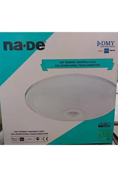 NADE NDP-1051-12-03 360°HS Acil Ledli Tavan Armatürü 12W 6500K